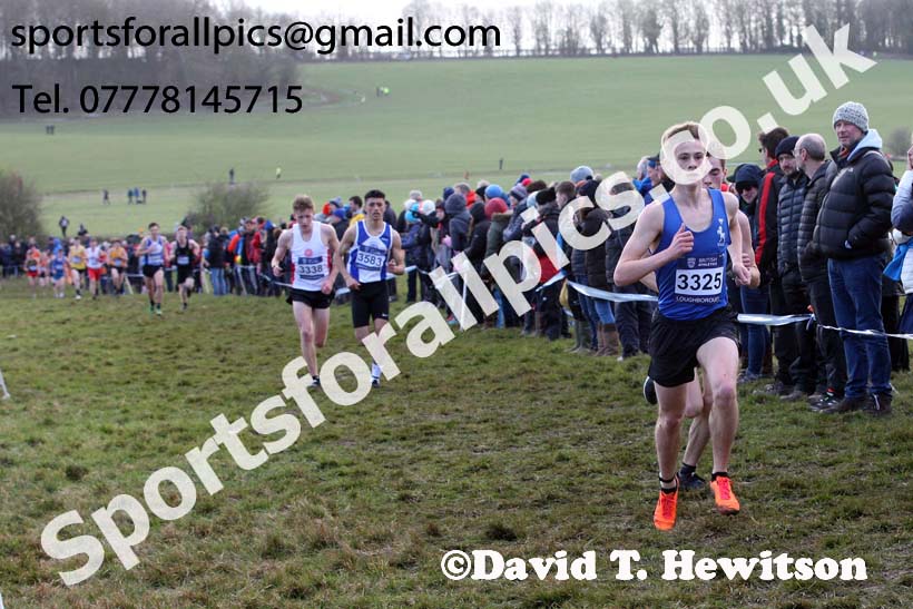 Mens under-17s 2019 British Athletics Inter Counties Cross Country, Prestwood Hall, Loughborough. Photo:  David T. Hewitson/Sports for All Pics
